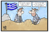 Cartoon: Griechenland (small) by Kostas Koufogiorgos tagged karikatur,koufogiorgos,illustration,cartoon,griechenland,tsipras,ruine,wahl,neuwahl,koalition,regierung,partei,politik
