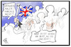 Cartoon: Habemus Brexit (small) by Kostas Koufogiorgos tagged karikatur,koufogiorgos,illustration,cartoon,brexit,rauch,uk,europa,eu,grossbritannien,sicht