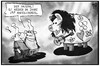 Cartoon: Haushaltsdebatte (small) by Kostas Koufogiorgos tagged karikatur,koufogiorgos,illustration,cartoon,haushalt,flower,power,hippie,sparschwein,1969,nostalgie,geld,wirtschaft,politik