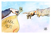 Cartoon: Hilfe für Gaza (small) by Kostas Koufogiorgos tagged karikatur,koufogiorgos,gaza,hilfe,michelangelo