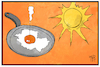 Cartoon: Hitze in Deutschland (small) by Kostas Koufogiorgos tagged karikatur,koufogiorgos,illustration,cartoon,hitze,wetter,sonne,hitzewelle,deutschland