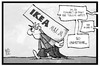 Cartoon: IKEA-Terror (small) by Kostas Koufogiorgos tagged karikatur,koufogiorgos,illustration,cartoon,ikea,malm,kommoder,rueckruf,tod,tödlich,terrorist,gefahr,bedrohung,möbel,möbelhaus,wirtschaft