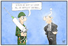 Cartoon: Impfpflicht (small) by Kostas Koufogiorgos tagged karikatur,koufogiorgos,illustration,cartoon,impfpflicht,soldat,spritze,pandemie,corona,michel,söder,gesundheit,impfung