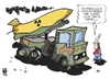 Cartoon: Israel (small) by Kostas Koufogiorgos tagged israel,lkw,atomwaffen,nuklear,deutschland,michel,export,rüstung,karikatur,kostas,koufogiorgos