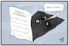 Cartoon: Jamaika-Geheimpapier (small) by Kostas Koufogiorgos tagged karikatur,koufogiorgos,illustration,cartoon,geheim,papier,jamaika,schatten,ruhe,sondierung,verhandlung,politik,geheimnis