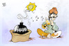 Cartoon: Kaschmir-Konflikt (small) by Kostas Koufogiorgos tagged karikatur,koufogiorgos,kaschmir,konflikt,schlangenbeschwörer,bombe,indien,pakistan