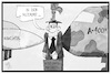 Cartoon: Klage gegen Airbus (small) by Kostas Koufogiorgos tagged karikatur,koufogiorgos,illustration,cartoon,airbus,waffenindustrie,rüstungsindustrie,eurofighter,korruption,a400m,g36,klemme,wirtschaft,flugzeug,waffen