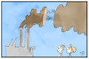 Cartoon: Klimastreik (small) by Kostas Koufogiorgos tagged karikatur,koufogiorgos,illustration,cartoon,klima,klimastreik,fabrik,industrie,abgas,umweltschutz