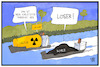 Cartoon: Kohlenergie (small) by Kostas Koufogiorgos tagged karikatur,koufogiorgos,illustration,cartoon,kohle,energie,kohlekraft,nuklear,atomkraft,castor,neckar,fluss,wasser,loser,wirtschaft,umwelt,klima