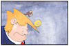 Cartoon: Lira auf Talfahrt (small) by Kostas Koufogiorgos tagged karikatur,koufogiorgos,illustration,cartoon,lira,talfahrt,trump,währung,tuerkei,münze,geld,rollen,wirtschaft,erdogan