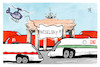 Cartoon: Lokführerstreik (small) by Kostas Koufogiorgos tagged karikatur,koufogiorgos,gdl,weselsky,lokführer,berlin,streik,bahn