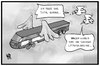 Cartoon: Lufthansa-Streik (small) by Kostas Koufogiorgos tagged karikatur,koufogiorgos,illustration,cartoon,lufthansa,streik,ufo,db,bahn,fliegen,vogel,arbeitskampf,verkehrsmittel,transport