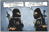 Cartoon: Luftwaffe des IS (small) by Kostas Koufogiorgos tagged karikatur,koufogiorgos,illustration,cartoon,is,terrorist,terrorismus,islamismus,luftwaffe,erdogan,tuerkei,kurden,pkk