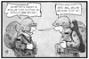 Cartoon: Mali-Einsatz (small) by Kostas Koufogiorgos tagged karikaturen,koufogiorgos,illustration,cartoon,soldat,bundeswehr,mandat,falschmeldung,mali,lageso,flüchtling,beruf,fake,armee,militär