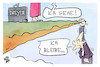 Cartoon: Malu Dreyer tritt zurück (small) by Kostas Koufogiorgos tagged karikatur,koufogiorgos,malu,dreyer,spd,scholz,abgrund,rücktritt