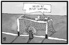 Cartoon: Manuel Neuer (small) by Kostas Koufogiorgos tagged karikatur,koufogiorgos,illustration,cartoon,dfb,elf,mannschaft,fussball,sport,tor,torwart,kapitän,spielführer,vogel,nationalmannschaft