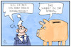 Cartoon: Mario Draghi (small) by Kostas Koufogiorgos tagged karikatur,koufogiorgos,illustration,cartoon,mario,draghi,ezb,sparschwein,sparer,wirtschaft,zinsen