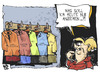 Cartoon: Merkels Wahlprogramm (small) by Kostas Koufogiorgos tagged merkel,wahl,wahlprogramm,politik,karikatur,koufogiorgos