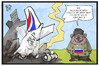 Cartoon: MH17 und KAL007 (small) by Kostas Koufogiorgos tagged karikatur,koufogiorgos,illustration,cartoon,mh17,kal007,russland,baer,abschuss,geschichte,krieg,konflikt,sowjetunion