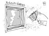 Cartoon: Microsoft (small) by Kostas Koufogiorgos tagged microsoft,windows,eu,europa,kommission,strafe,bussgeld,stein,wirtschaft,software,gates,karikatur,kostas,koufogiorgosgiorgos