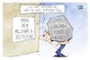 Cartoon: Multimillionäre vs. Leistungsträ (small) by Kostas Koufogiorgos tagged karikatur,koufogiorgos,superreiche,superidiot,last,leistungsträger,sozialstaat,gewicht