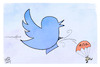 Cartoon: Musk springt ab (small) by Kostas Koufogiorgos tagged karikatur,koufogiorgos,musk,twitter,social,media,absprung