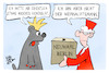 Cartoon: Neuwahl in Berlin (small) by Kostas Koufogiorgos tagged karikatur,koufogiorgos,berlin,wahl,urteil,verfassungsgericht