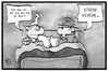 Cartoon: NSA-Affäre (small) by Kostas Koufogiorgos tagged karikatur,koufogiorgos,illustration,cartoon,nsa,opposition,agent,spion,usa,selektorenlisten,michel,deutschland,spionage