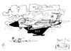Cartoon: Olympische Spiele (small) by Kostas Koufogiorgos tagged royal,air,force,raf,olympische,spiele,flugzeug,athlet,sport,leistung,doping,karikatur,kostas,koufogiorgos