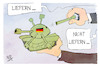 Cartoon: Panzer für die Ukraine (small) by Kostas Koufogiorgos tagged karikatur,koufogiorgos,waffen,ukraine,panzer,entscheidung