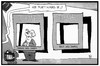 Cartoon: Person des Jahres (small) by Kostas Koufogiorgos tagged karikatur,koufogiorgos,illustration,cartoon,merkel,trump,time,magazin,person,idiot,wahl,titel,cover,usa