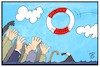 Cartoon: Pflegekräfte (small) by Kostas Koufogiorgos tagged karikatur,koufogiorgos,illustration,cartoon,pflege,pflegekraft,arbeit,soziales,rettungsring,spahn,gesundheit,sofortprogramm,senioren,überalterung,demographie