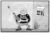 Cartoon: Populismus und Terror (small) by Kostas Koufogiorgos tagged karikatur,koufogiorgos,illustration,cartoon,populismus,slogan,geiselnahme,trebes,terroranschlag,is,islamismus,freude,schadenfreude