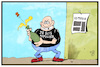 Cartoon: Populismus und Terror (small) by Kostas Koufogiorgos tagged karikatur,koufogiorgos,illustration,cartoon,populismus,slogan,geiselnahme,trebes,terroranschlag,is,islamismus,freude,schadenfreude