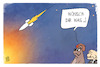 Cartoon: Putin wünscht sich was (small) by Kostas Koufogiorgos tagged karikatur,koufogiorgos,rakete,krieg,putin,bär,bombardement,wunsch