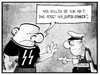 Cartoon: Rechtsextremismus (small) by Kostas Koufogiorgos tagged karikatur,koufogiorgos,cartoon,illustration,ss,spinner,neonazi,npd,rechtsextremismus,polizist,politik,skinhead
