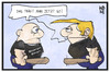 Cartoon: Rechtspopulisten (small) by Kostas Koufogiorgos tagged karikatur koufogiorgos illustration cartoon rechtspopulisten extremisten perücke frsiur trump mode besorgter bürger schläger trend