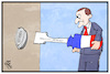 Cartoon: Reformer Macron (small) by Kostas Koufogiorgos tagged karikatur,koufogiorgos,illustration,cartoon,macron,frankreich,reformen,werkzeug,schraube,schraubenzieher,präsident,parlamentswahl,mehrheit,absolut,mandat