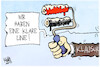 Cartoon: Regierungsklausur (small) by Kostas Koufogiorgos tagged karikatur,koufogiorgos,regierung,klausur,farbe,linie,rot,schwarz