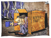 Cartoon: Rentenpaket (small) by Kostas Koufogiorgos tagged karikatur,koufogiorgos,cartoon,illustration,rente,rentenpaket,altersarmut,armut,geld,obdachlosigkeit,bettler,mann,alter,reform,politik,gesellschaft