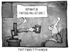 Cartoon: Reparatur Tagesschaustudio (small) by Kostas Koufogiorgos tagged karikatur,koufogiorgos,cartoon,illustration,tagesschau,michel,abgabe,reparatur,fernsehen,nachrichten,medien,geld,gebühr,trittbrettfahrer