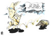 Cartoon: Rot-Grün (small) by Kostas Koufogiorgos tagged spd,grüne,hase,igel,rennen,koalition,distanz,wahl,wahlkampf,karikatur,kostas,koufogiorgos