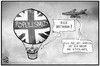 Cartoon: Rule Britannia (small) by Kostas Koufogiorgos tagged karikatur,koufogiorgos,illustration,cartoon,cameron,großbritannien,uk,ballon,aufblasen,populismus,luft,europa,eu,euroskeptiker,politik