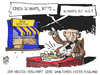 Cartoon: Russland-Sanktionen (small) by Kostas Koufogiorgos tagged karikatur,koufogiorgos,cartoon,illustration,westen,putin,russland,sanktionen,wasser,krim,essen,einverleibung,konflikt,krise,ukraine,politik,aussenpolitik