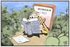 Cartoon: Ryanair (small) by Kostas Koufogiorgos tagged karikatur,koufogiorgos,illustration,cartoon,ryanair,piloten,streik,airline,gewerkschaft,geld,arbeit,arbeitsbedingungen
