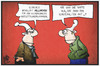 Cartoon: Schäuble investiert (small) by Kostas Koufogiorgos tagged karikatur,koufogiorgos,illustration,cartoon,schäuble,geld,investition,waffe,michel,deutschland,erpressung