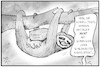 Cartoon: Schnelltests (small) by Kostas Koufogiorgos tagged karikatur,koufogiorgos,illustration,cartoon,schnelltest,corona,faultier,langsam,schnecke,schildkröte,pandemie,teststrategie