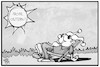 Cartoon: Schöne Ostern (small) by Kostas Koufogiorgos tagged karikatur,koufogiorgos,illustration,cartoon,ostern,wetter,feiertag,michel,sonne