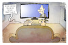 Cartoon: Scholz TV-Ansprache (small) by Kostas Koufogiorgos tagged karikatur,koufogiorgos,scholz,tatort,fernsehen,tv,ansprache,bundeskanzler