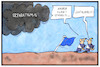 Cartoon: Separatismus (small) by Kostas Koufogiorgos tagged karikatur,koufogiorgos,illustration,cartoon,xavier,europa,spanien,katalonien,spanisch,katalanisch,sturm,wetter